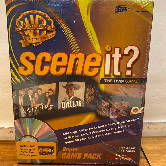 Scene It ? 50 Years of Warner Bros. Television -DVD Game- New in Factory Seal - Picture 1 of 3